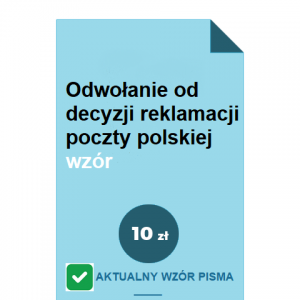 odwolanie-od-decyzji-reklamacji-poczty-polskiej-wzor-pdf-doc